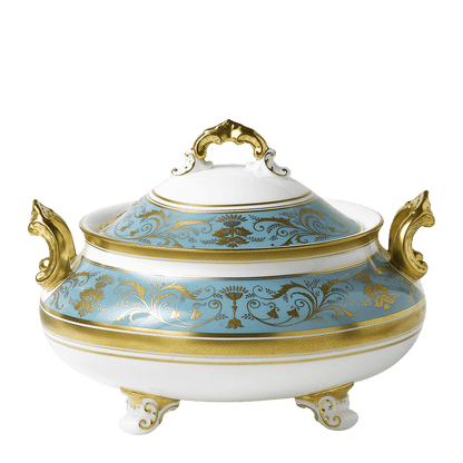 Royal Crown Derby Regency Turquoise Soup Tureen (3700ml) – official product image