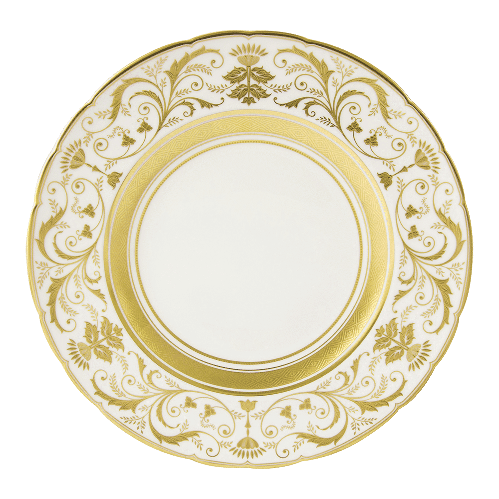 Royal Crown Derby Regency White Dinner Plate (27cm) – official product image
