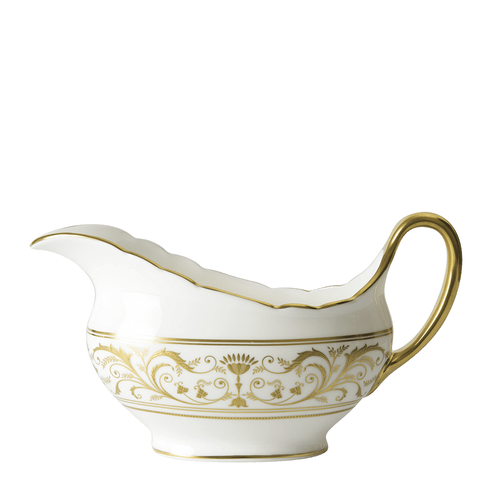 Royal Crown Derby Regency White Sauce Boat (450ml) – official product image