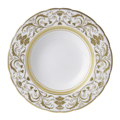 Royal Crown Derby Regency White Rim Soup Bowl (21cm) – alternate official product image