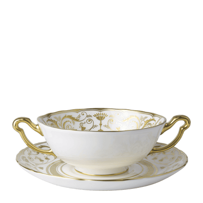 Royal Crown Derby Regency White Cream Soup Cup (340ml) – alternate official product image