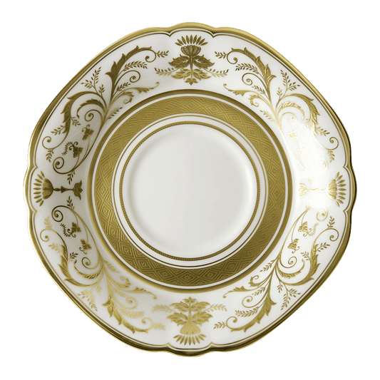 Royal Crown Derby Regency White Tea Saucer (14cm) – official product image