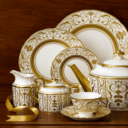 Royal Crown Derby Regency White Cream Jug (280ml) – alternate official product image