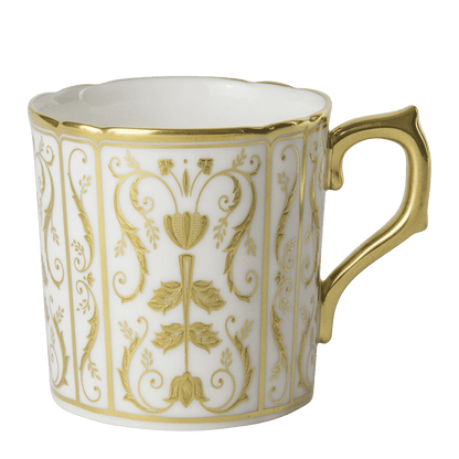 Royal Crown Derby Regency White Coffee Cup (85ml) – official product image