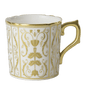 Royal Crown Derby Regency White Coffee Cup (85ml) – official product image