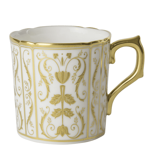 Royal Crown Derby Regency White Coffee Cup (85ml) – official product image