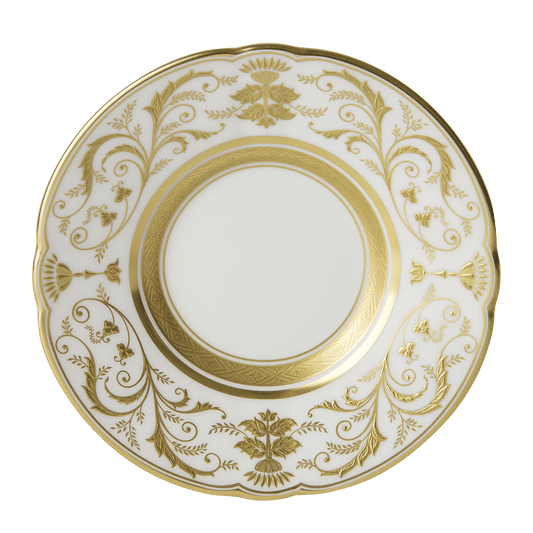 Royal Crown Derby Regency White Coffee Saucer (12cm) – official product image