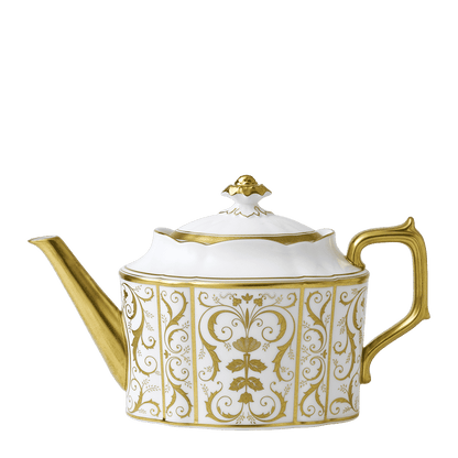 Royal Crown Derby Regency White Teapot (1650ml) – official product image