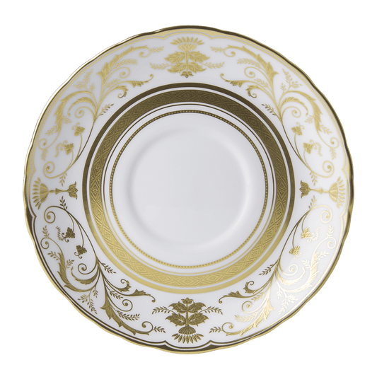 Royal Crown Derby Regency White Cream Soup Saucer (16cm) – official product image