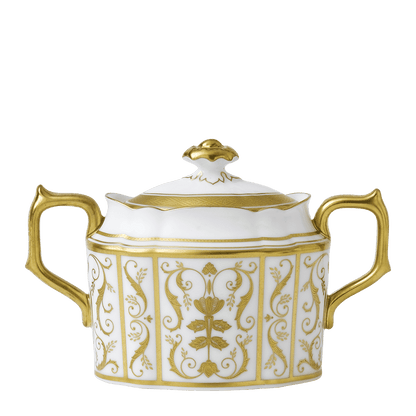 Royal Crown Derby Regency White Covered Sugar (310ml) – official product image