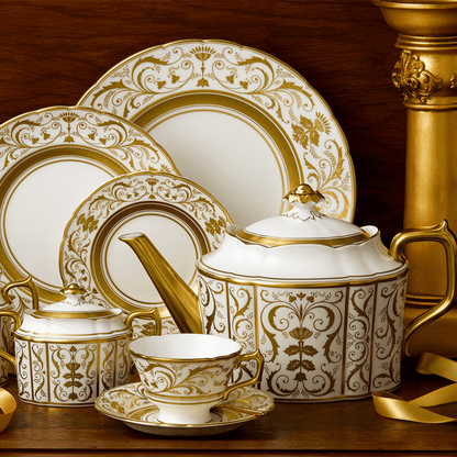 Royal Crown Derby Regency White Covered Sugar (310ml) – alternate official product image
