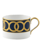 Royal Crown Derby Riviera Dream Navy Blue Teacup (250ml) – official product image