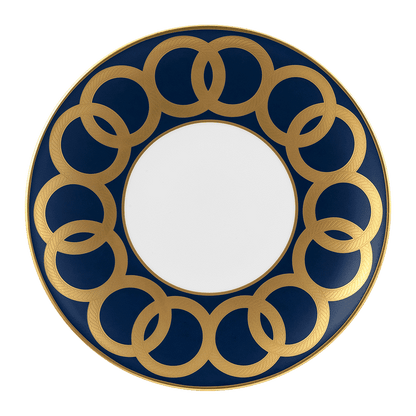 Royal Crown Derby Riviera Dream Navy Blue Salad Plate (21cm) – official product image