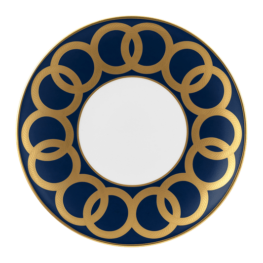 Royal Crown Derby Riviera Dream Navy Blue Salad Plate (21cm) – official product image
