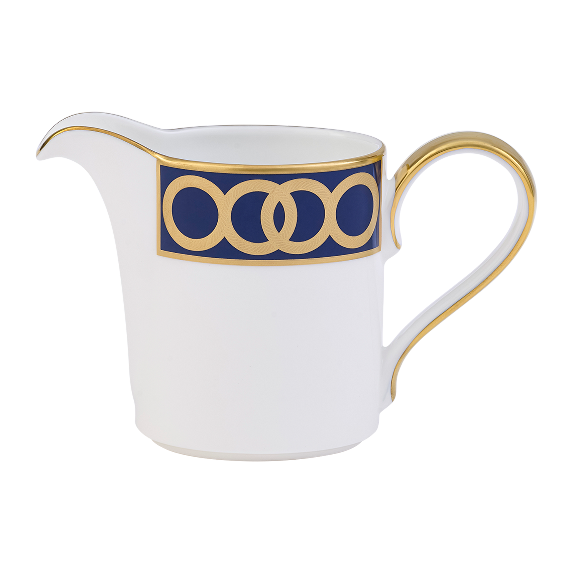 Royal Crown Derby Riviera Dream Navy Blue Cream Jug (115ml) – official product image