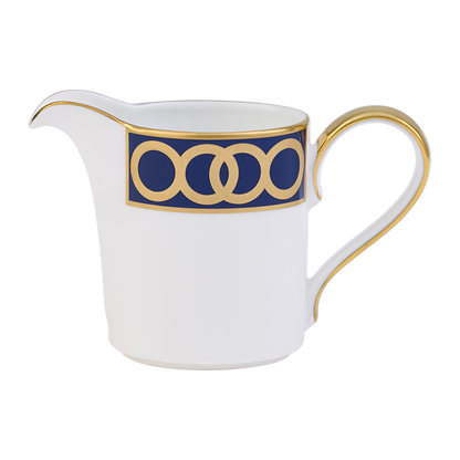 Royal Crown Derby Riviera Dream Navy Blue Cream Jug (115ml) – official product image