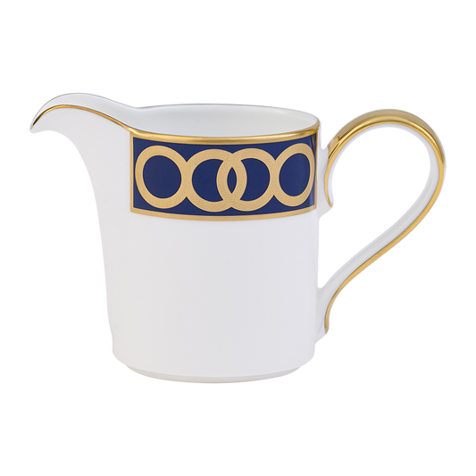 Royal Crown Derby Riviera Dream Navy Blue Cream Jug (115ml) – official product image