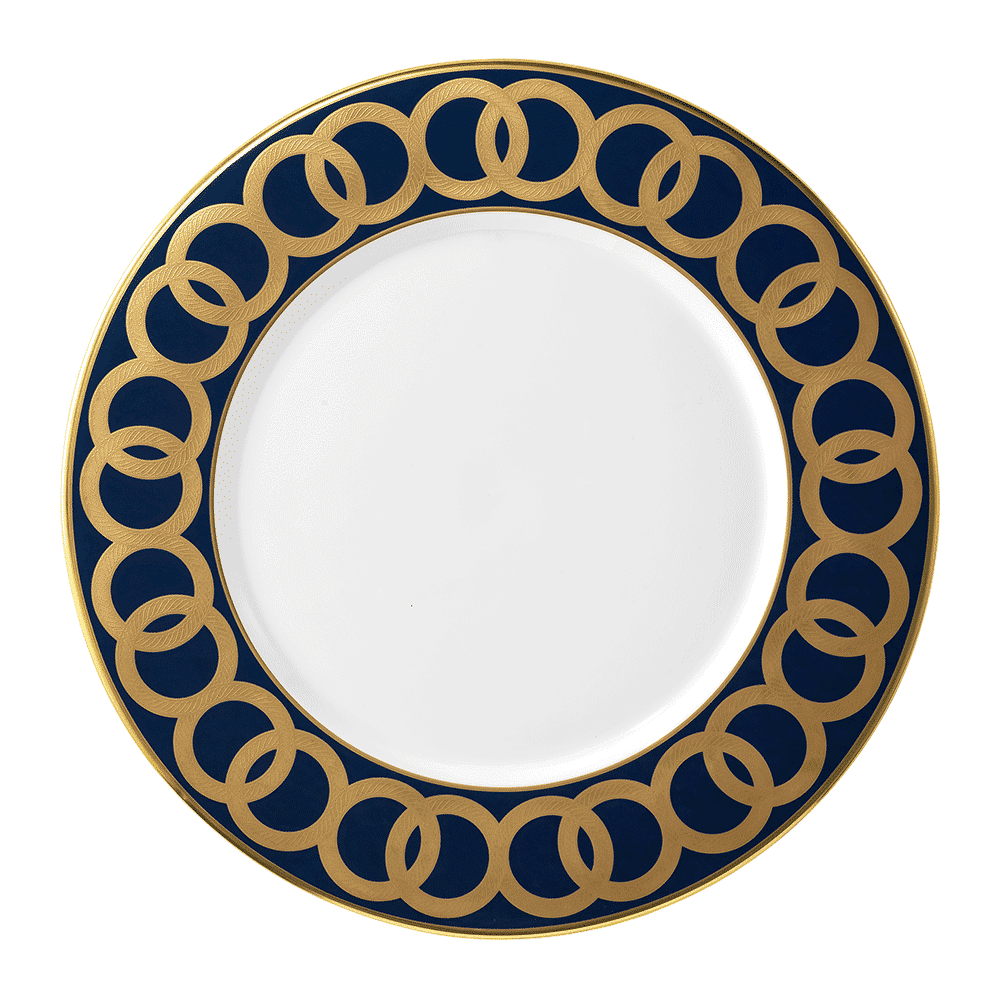 Royal Crown Derby Riviera Dream Navy Blue Charger Plate (34cm) – official product image