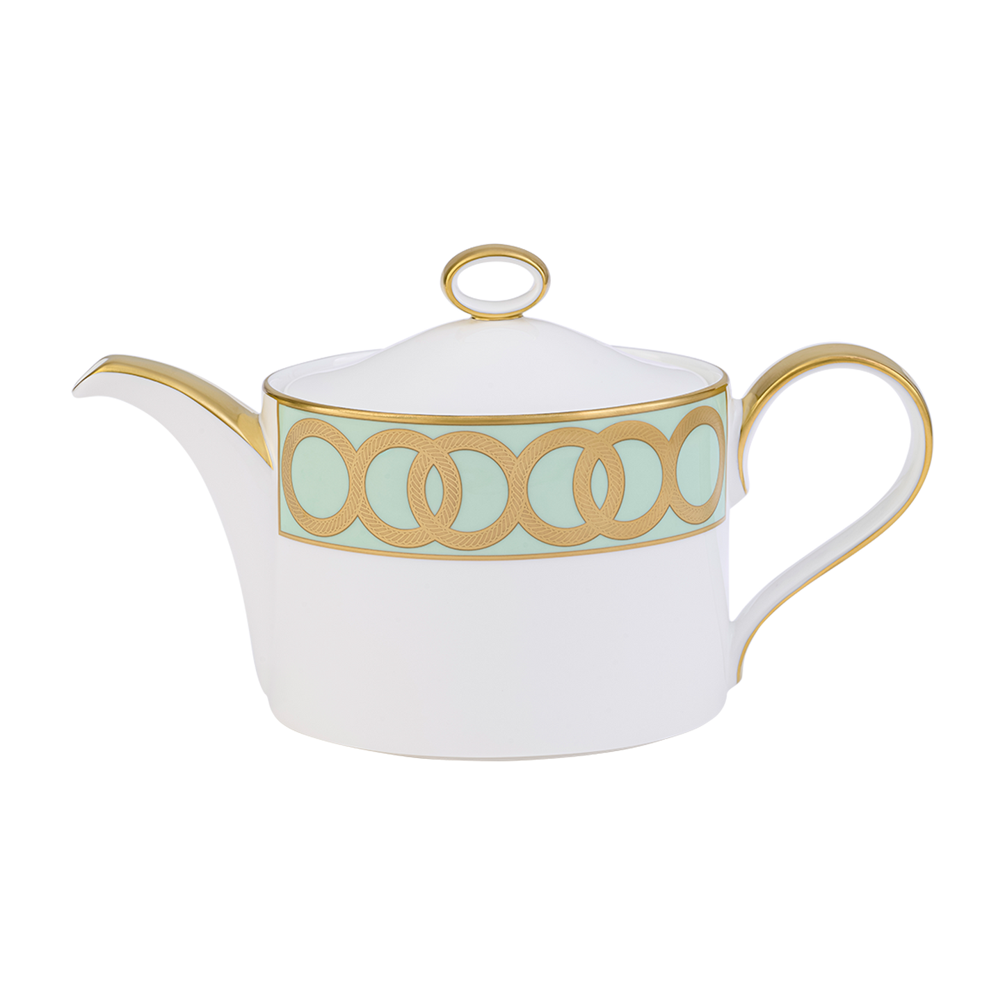 Royal Crown Derby Riviera Dream Mint Green Teapot (1050ml) – official product image