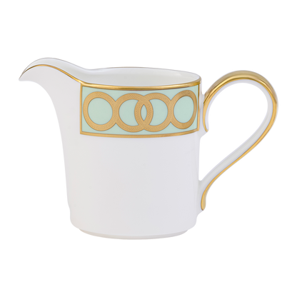 Royal Crown Derby Riviera Dream Mint Green Cream Jug (115ml) – official product image