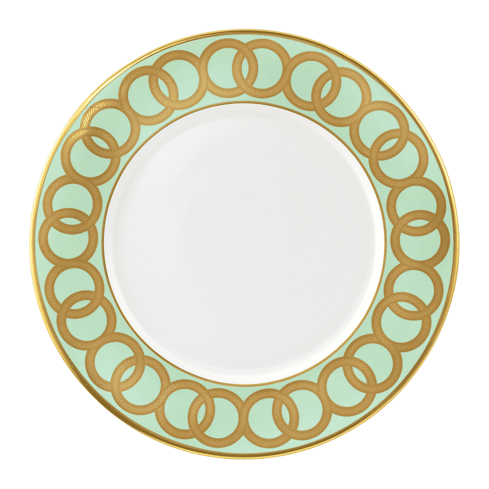 Royal Crown Derby Riviera Dream Mint Green Charger Plate (34cm) – official product image