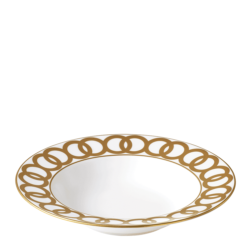 Royal Crown Derby Riviera Dream White Rim Soup Bowl (21cm) – alternate official product image