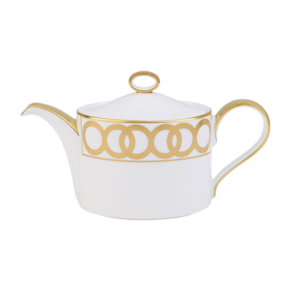 Royal Crown Derby Riviera Dream White Teapot (1050ml) – official product image