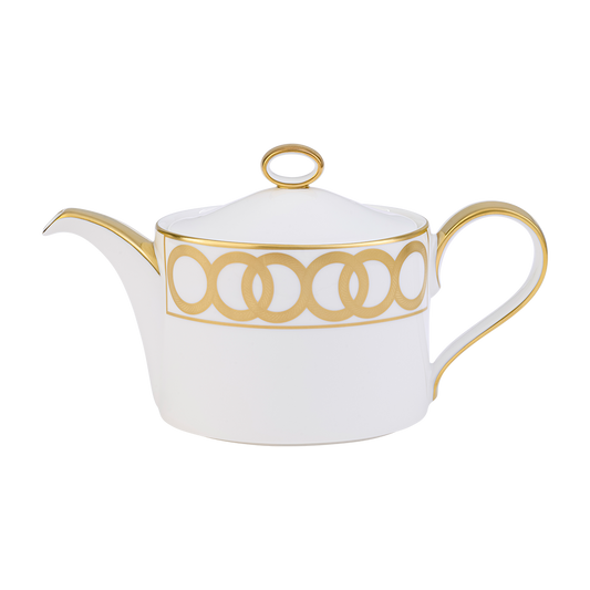 Royal Crown Derby Riviera Dream White Teapot (1050ml) – official product image