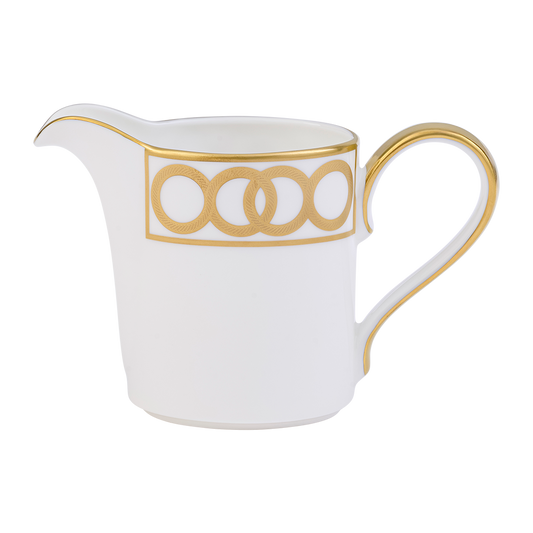 Royal Crown Derby Riviera Dream White Cream Jug (115ml) – official product image