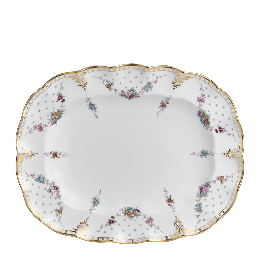 Royal Crown Derby Royal Antoinette Oval Dish (41cm) – official product image