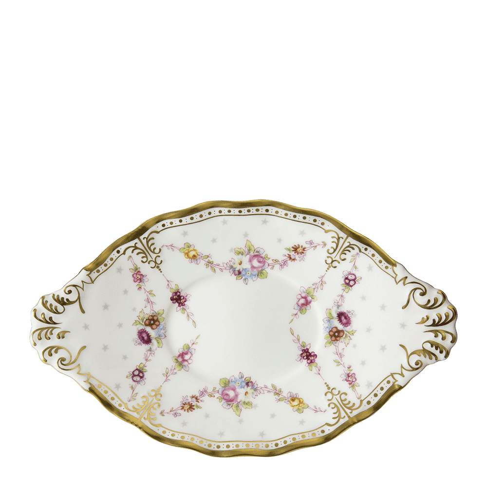 Royal Crown Derby Royal Antoinette Sauce Boat Stand (22cm) – official product image