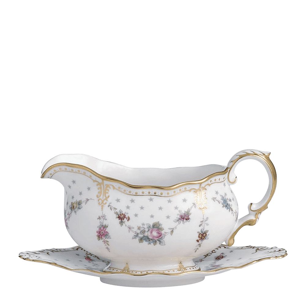 Royal Crown Derby Royal Antoinette Sauce Boat Stand (22cm) – alternate official product image