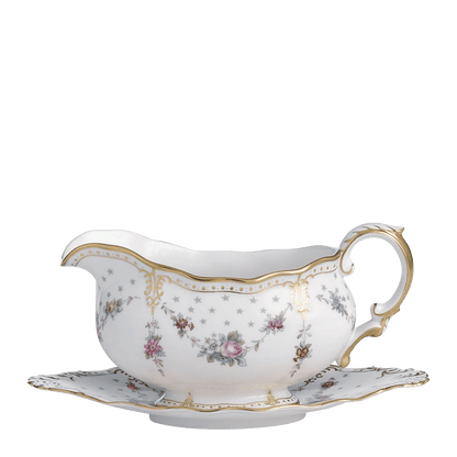 Royal Crown Derby Royal Antoinette Sauce Boat Stand (22cm) – alternate official product image