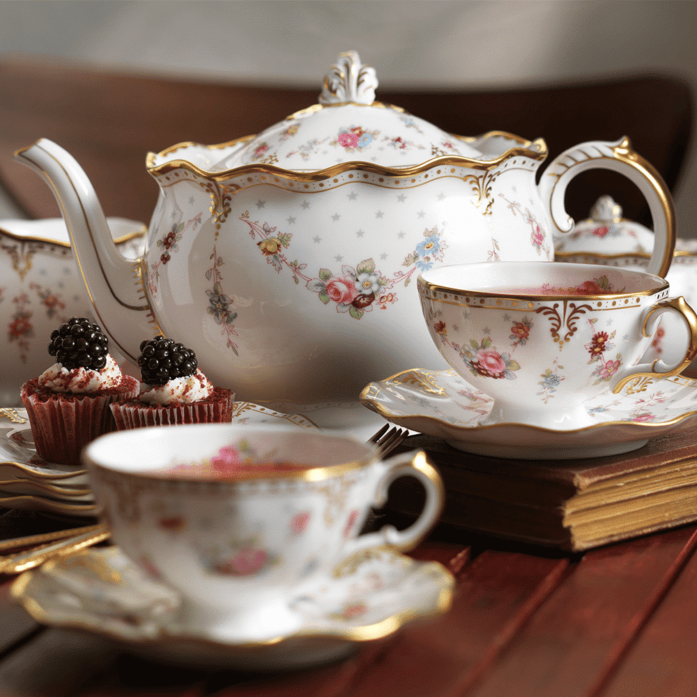 Royal Crown Derby Royal Antoinette Teacup (220ml) – alternate official product image