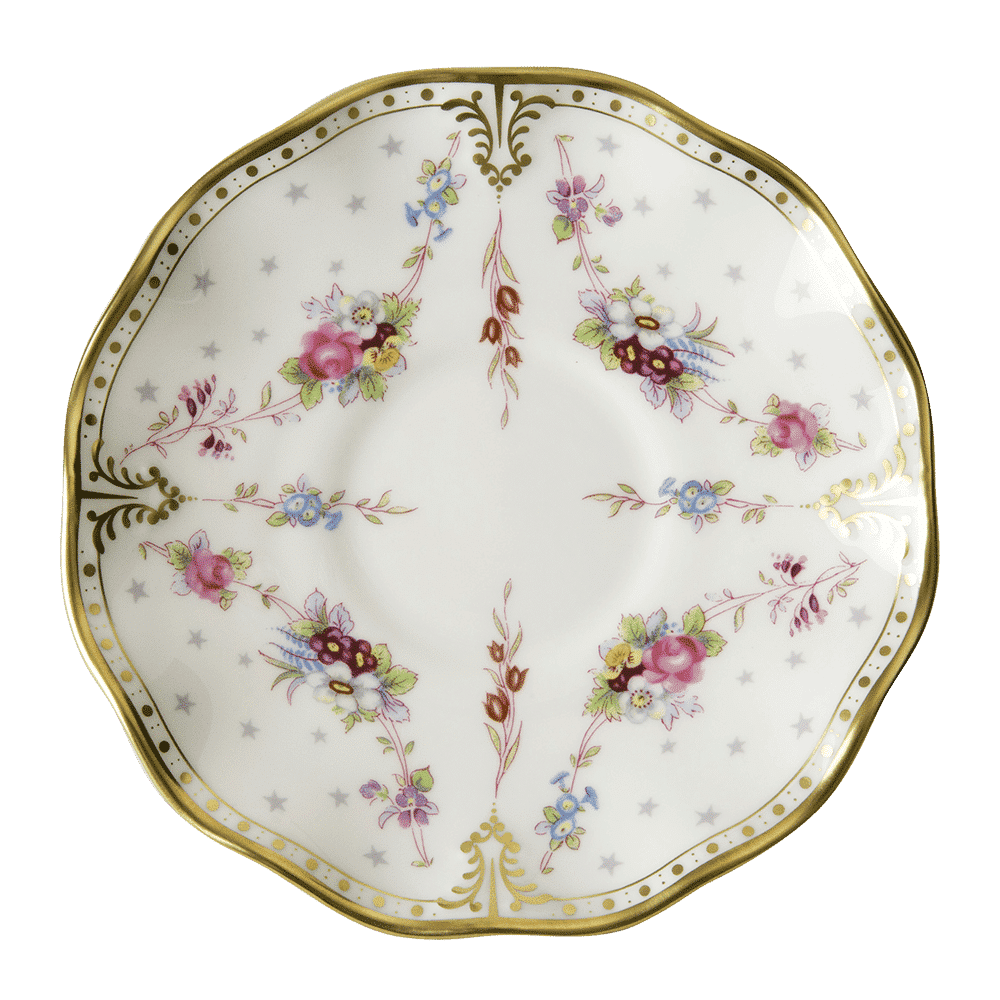 Royal Crown Derby Royal Antoinette Tea Saucer (15cm) – official product image