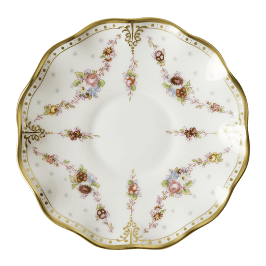 Royal Crown Derby Royal Antoinette Cream Soup Saucer (16cm) – official product image