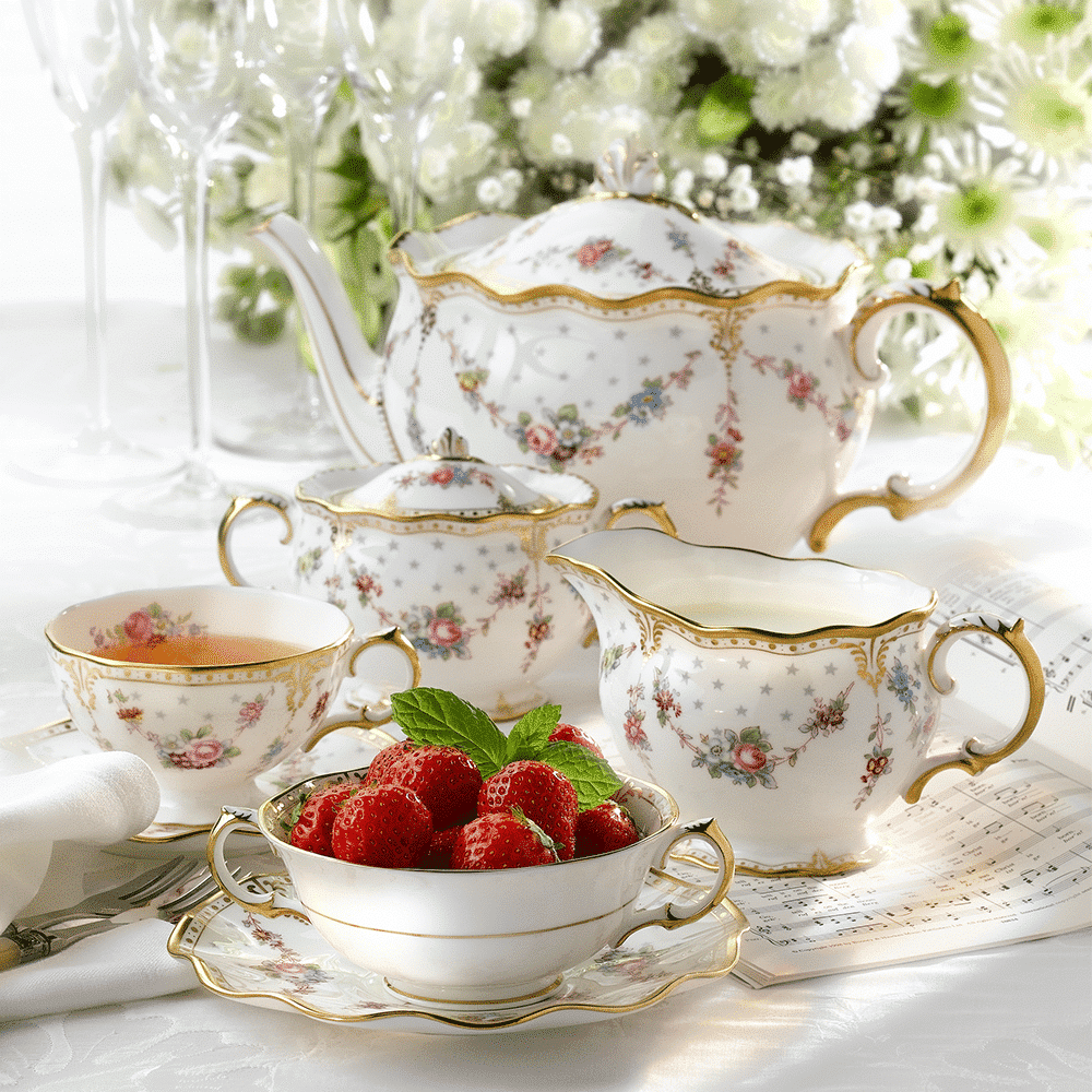 Royal Crown Derby Royal Antoinette Fruit Saucer (13cm) – alternate official product image