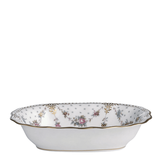Royal Crown Derby Royal Antoinette Open Vegetable Dish (24cm) – official product image