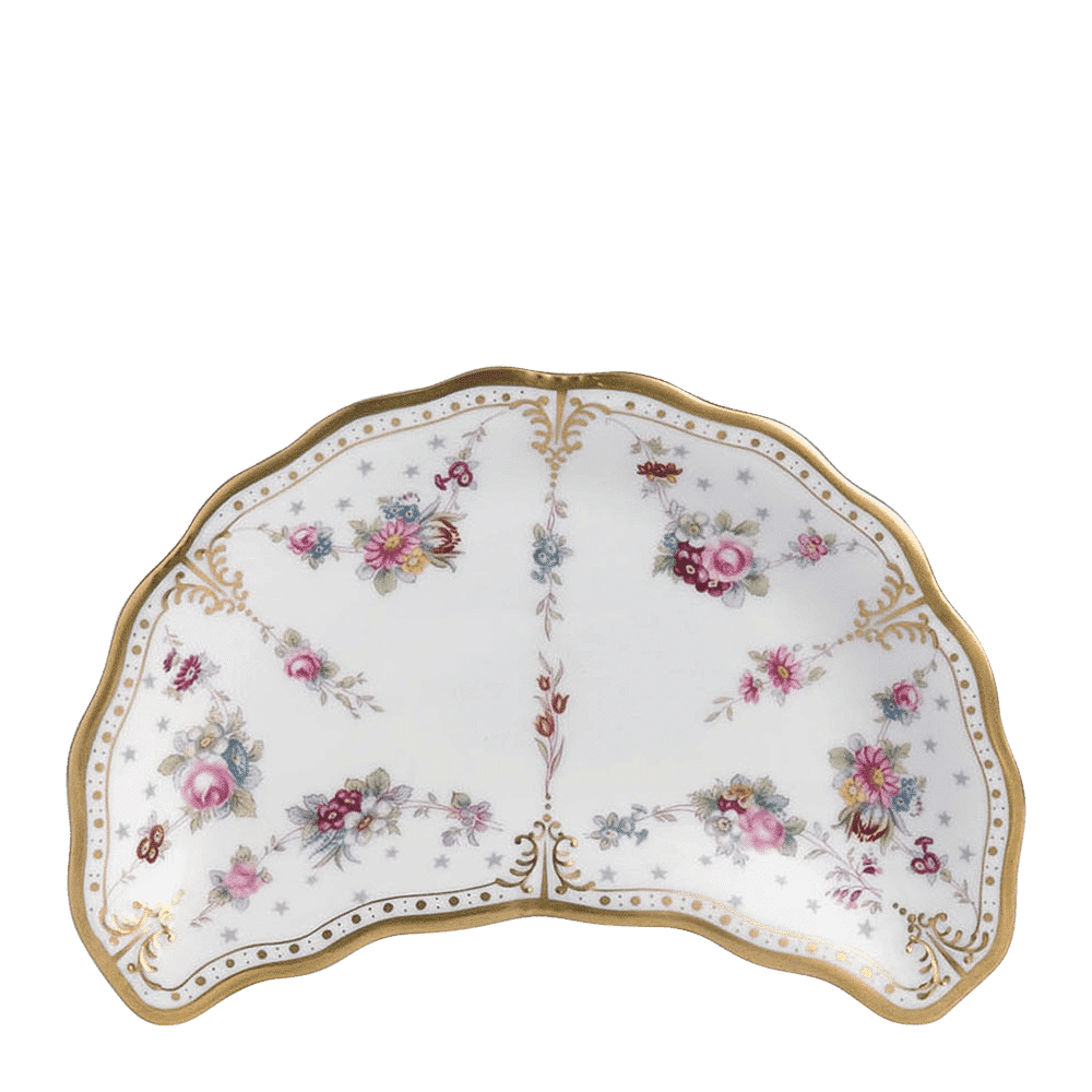 Royal Crown Derby Royal Antoinette Crescent Salad Plate (21cm) – official product image