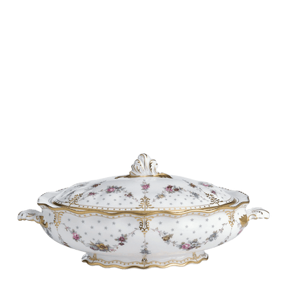 Royal Crown Derby Royal Antoinette Covered Vegetable Dish (1820ml) – official product image