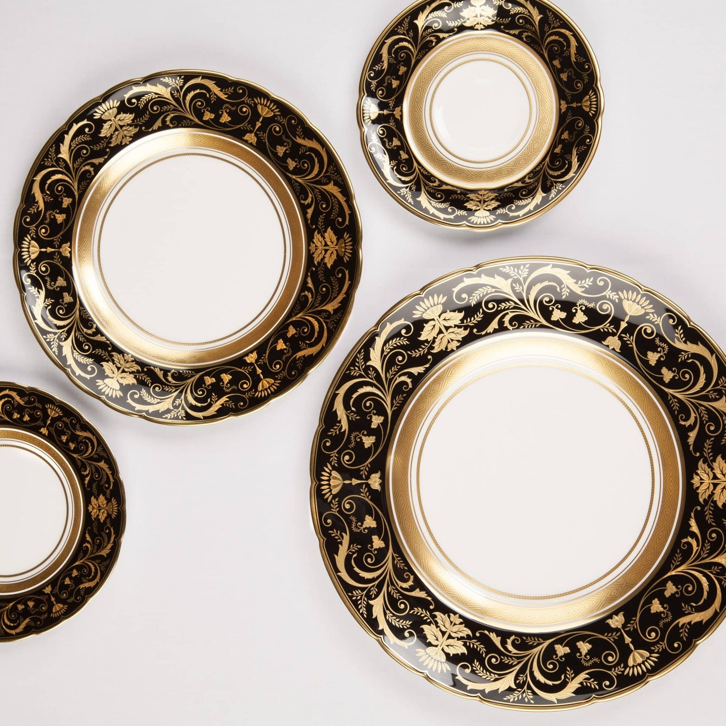 Royal Crown Derby Regency Black Cereal Bowl (16.5cm) – alternate official product image