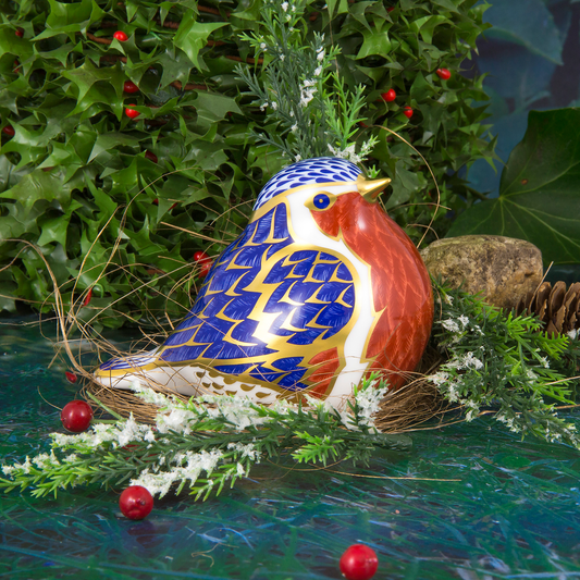 Royal Crown Derby Robin – official product image
