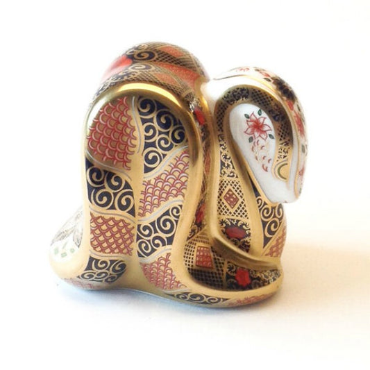 Royal Crown Derby - Old Imari Snake (Paperweignt)