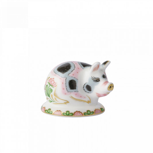 Royal Crown Derby - Old Spot Piglet (Paperweight)