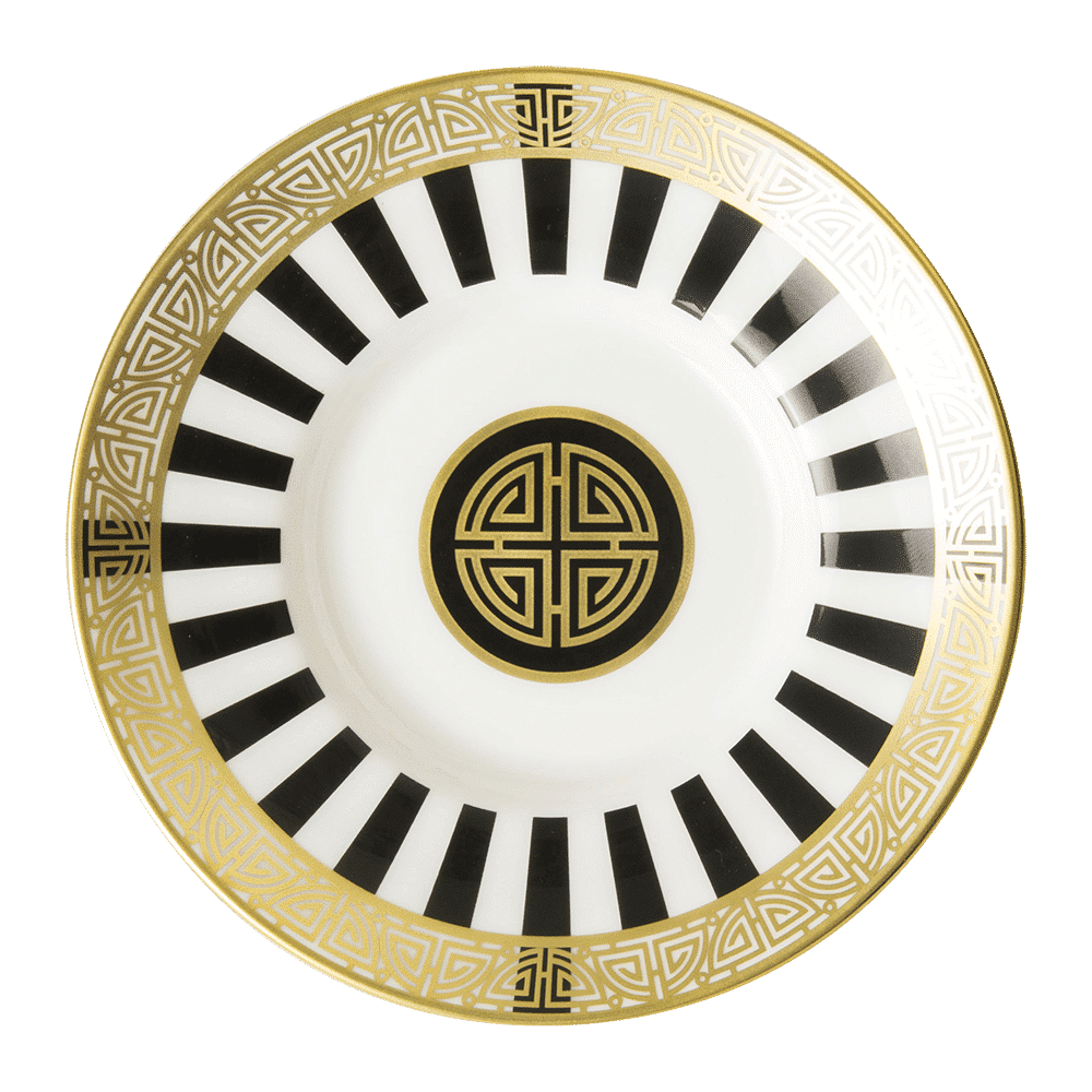 Royal Crown Derby Satori Black Coffee Saucer (11.5cm) – official product image