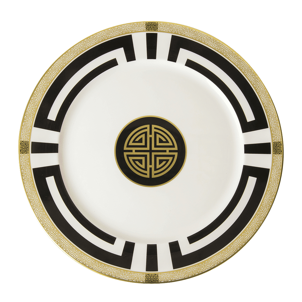 Royal Crown Derby Satori Black Charger Plate (30cm) – official product image