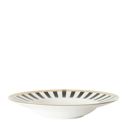Royal Crown Derby Satori Black Rimmed Bowl (27cm) – alternate official product image