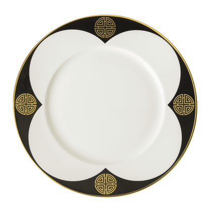 Royal Crown Derby Satori Black Salad Plate (21cm) – official product image