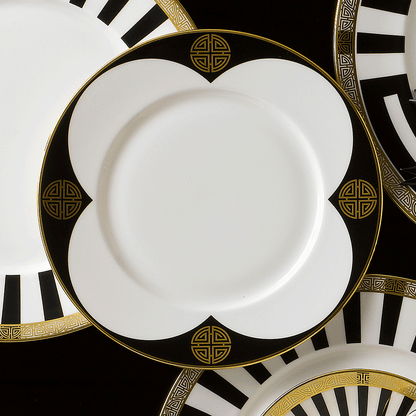 Royal Crown Derby Satori Black Salad Plate (21cm) – alternate official product image