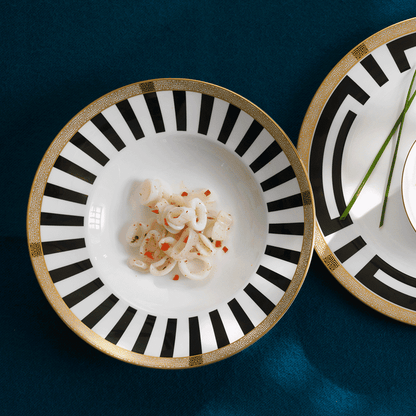 Royal Crown Derby Satori Black Dinner Plate (27cm) – alternate official product image